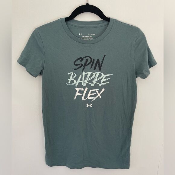 Under Armor short sleeve tee size XS blue green color. - Picture 1 of 4